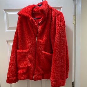 Warm fuzzy jacket